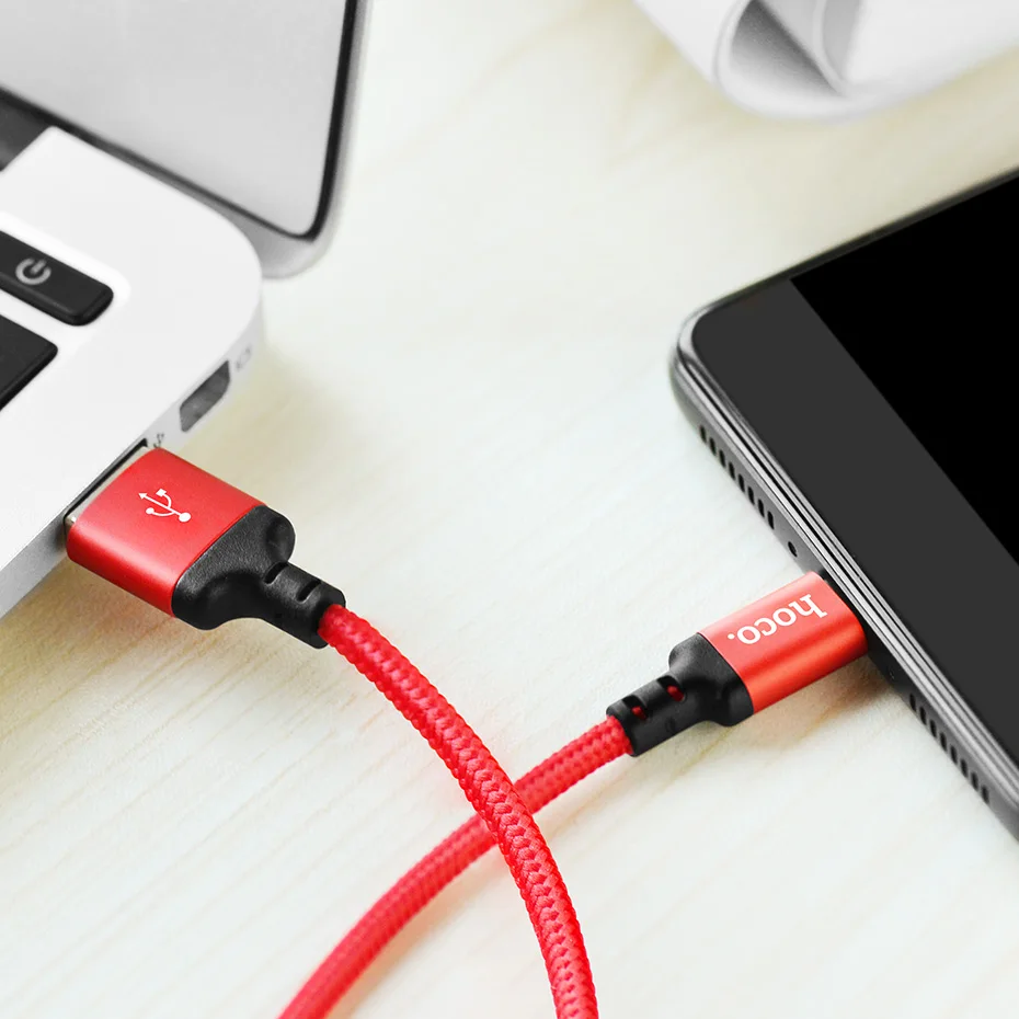 HOCO usb type-C кабель для быстрой зарядки USB-A-type-C 2A кабели для быстрой зарядки кабель для синхронизации данных для MacBook samsung Xiaomi Redmi huawei