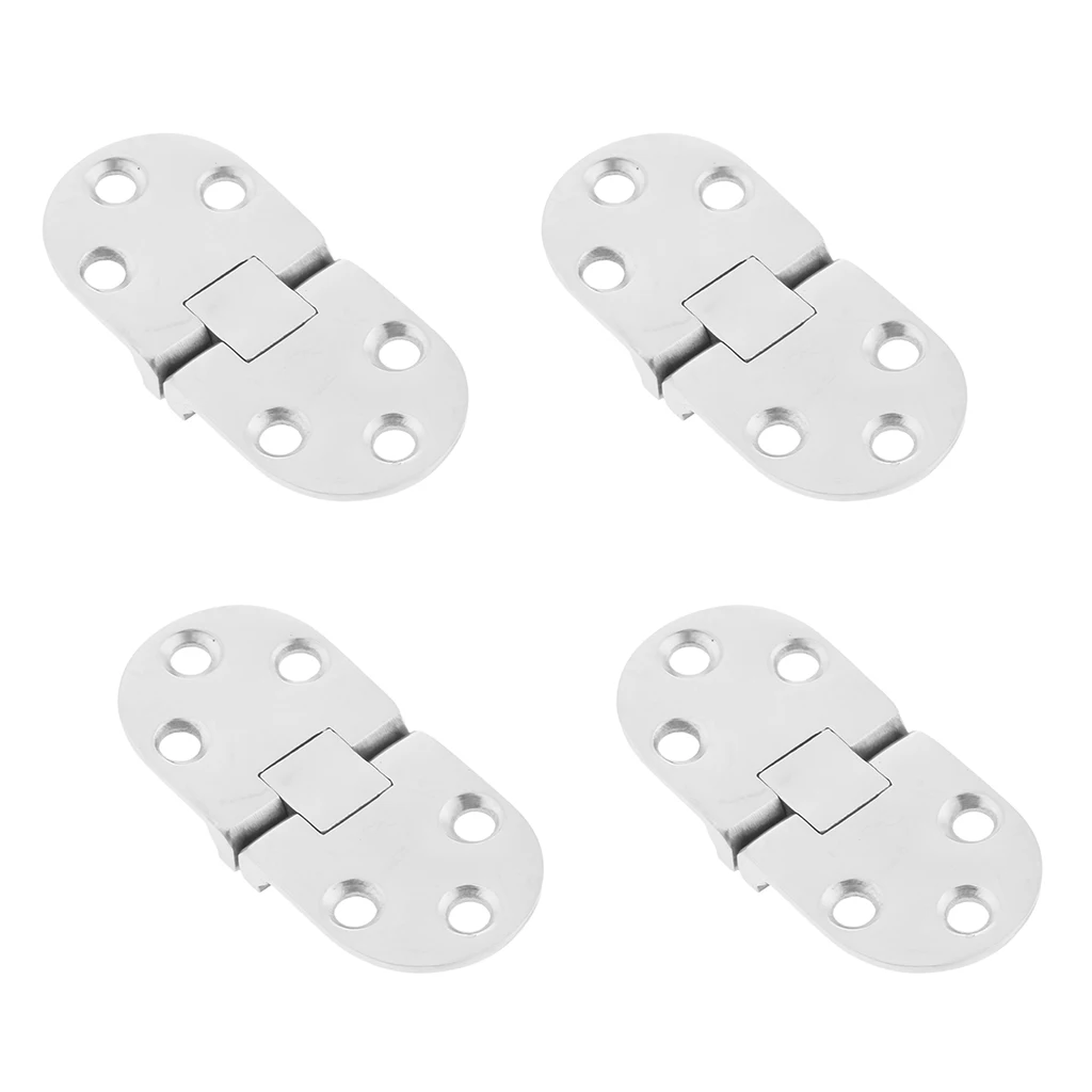 4Pcs Marine Grade 316 Stainless Steel Cast Boat / Marine Strap Hinge Home Furniture Hardware Door Hinge