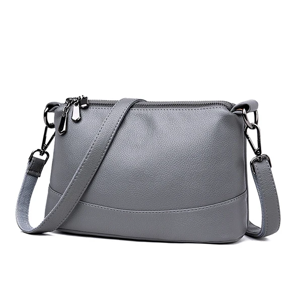 Gray shoulder bag LANZHIXIN, сумки через плечо для женщин, кожа, известный бренд, женские сумки, дизайнерские,, высокое качество, сумка-мессенджер, Tote bolsos - Цвет: Gray shoulder bag