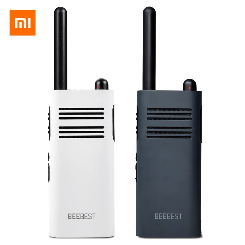 XIAOMI Mijia BeeBest A208 ручной рации синий 3350 мАч 5 Вт 1-5 км двухстороннее радио для наружного внутреннего здания безопасности