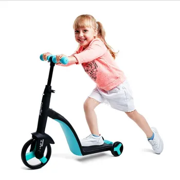 

Children's scooter balance car scooter baby multi-function tricycle 3 in 1 baby car stroller wheels bicycle Kids Toys Gifts