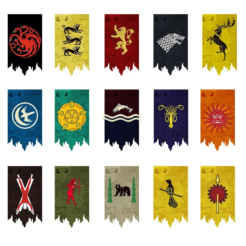 

game of thrones poster, game of thrones flag for birthday gifts, game of thrones banner for party , game of thrones decorations