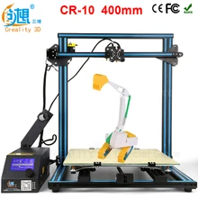 2017 ЖК-дисплей DIY creality 3D металл принтер CR-10, широкоформатная печать Размеры 400*400*400 мм 3d-Printer 3D Принтер Комплект нить SD Card