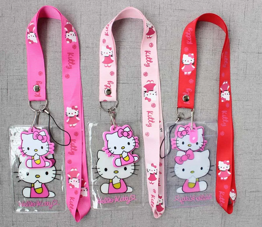 

ID Badge Lanyard Name Tag Key Card Holder Clip 60pcs