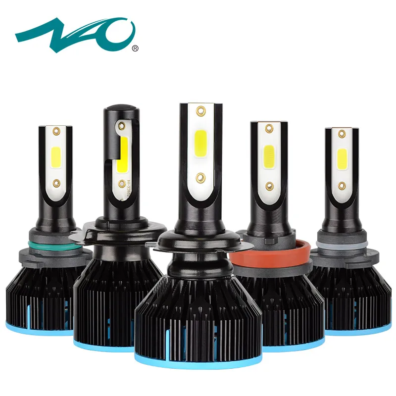 

NAO h7 led h4 led bulb h1 led lamp for auto h11 car headlight 12V motorcycle light hb4 9006 Car Accessories hb3 9005 h9 h8 6000K