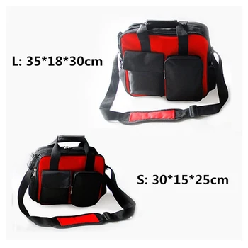 

1Pcs New Oxford Cloth Electrican Tool Bag High Capacity Multifunction 2 Sizes Large Broadband Repair Toolkit WIth Shoulder Strap