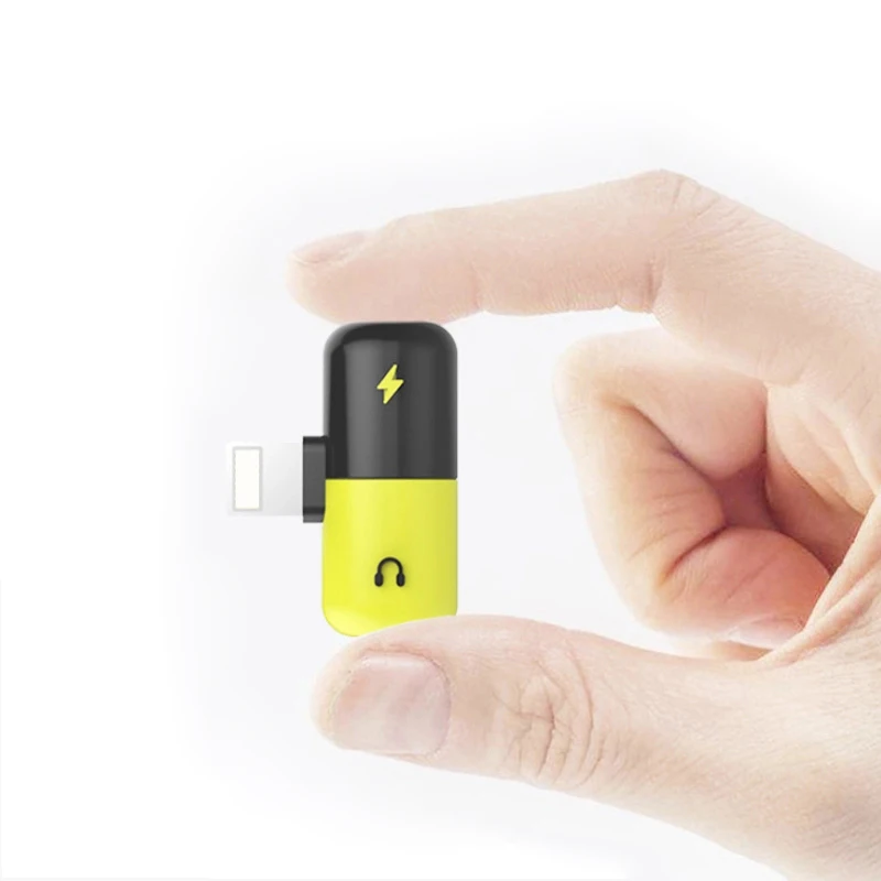 

Mobile audio adapter charger jack splitter phone charge earphone converter BF08 for lightning for iPhone 7 8 plus X XR XS Max