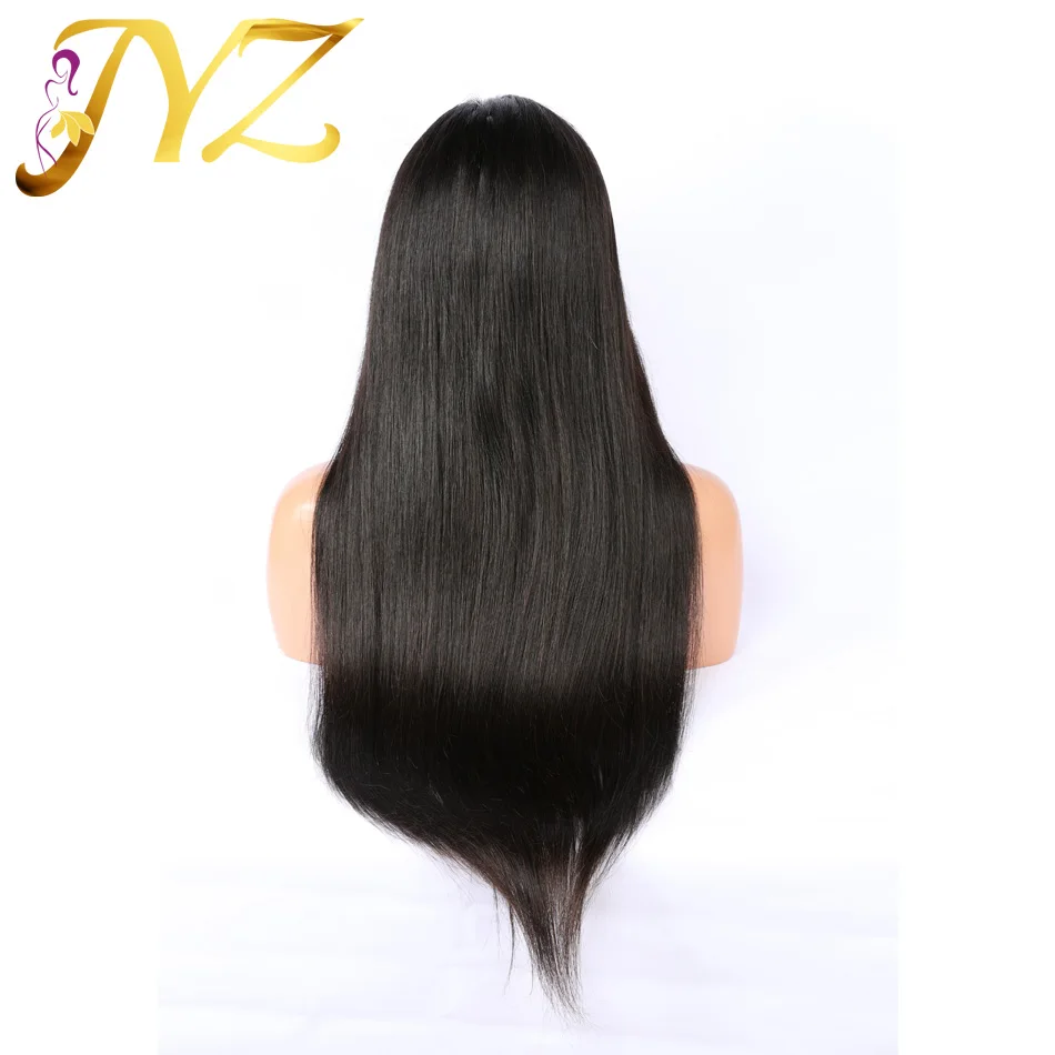 Бразильские парики из натуральных волос на кружеве для черных женщин, прямые парики из натуральных волос на шнурках