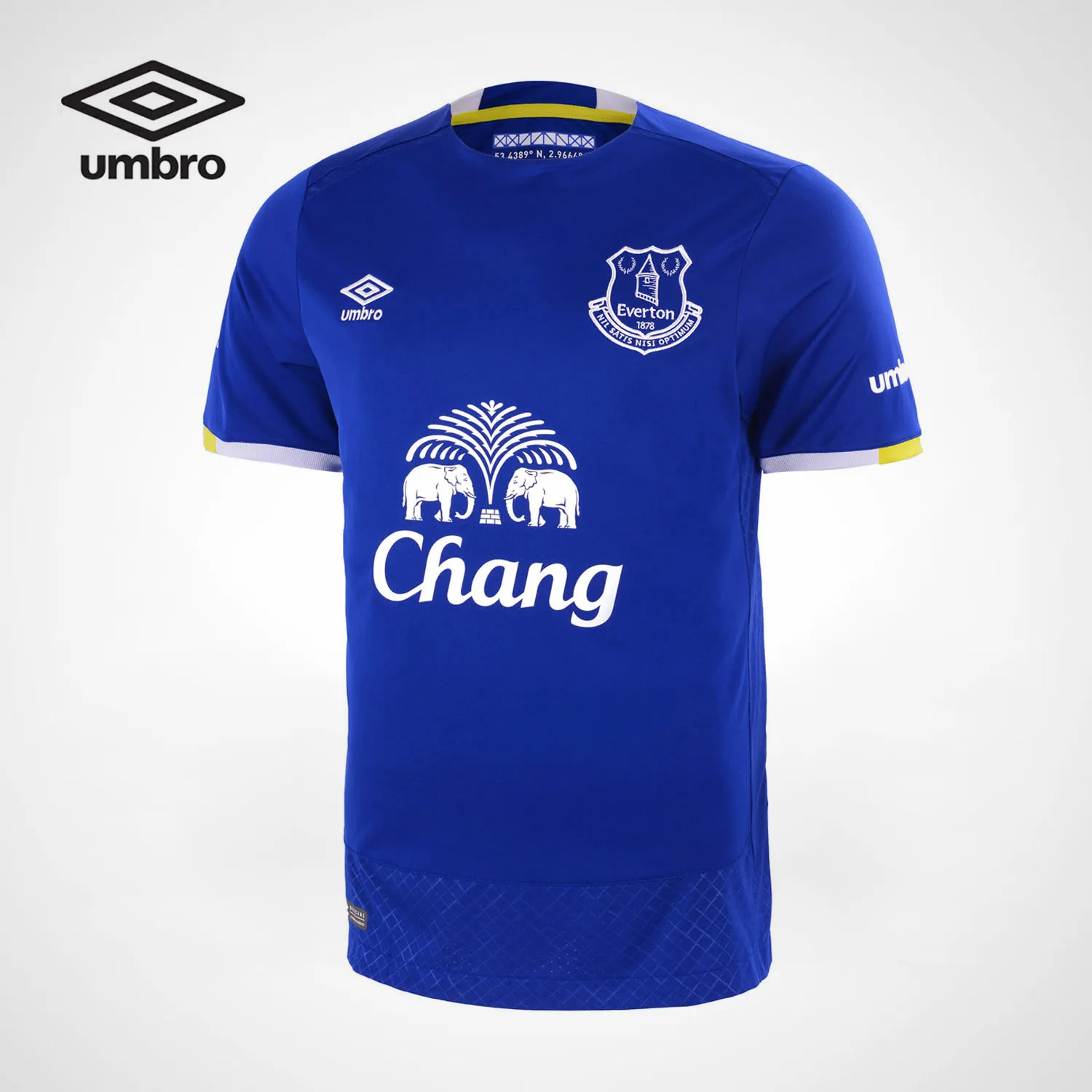 Umbro New Men UFC series men's sports short-sleeved T-shirt Everton Football club training competition clothing shirt UUB63403 Umbro New Men UFC series men's sports short-sleeved T-shirt Everton Football club training competition clothing shirt UUB63403