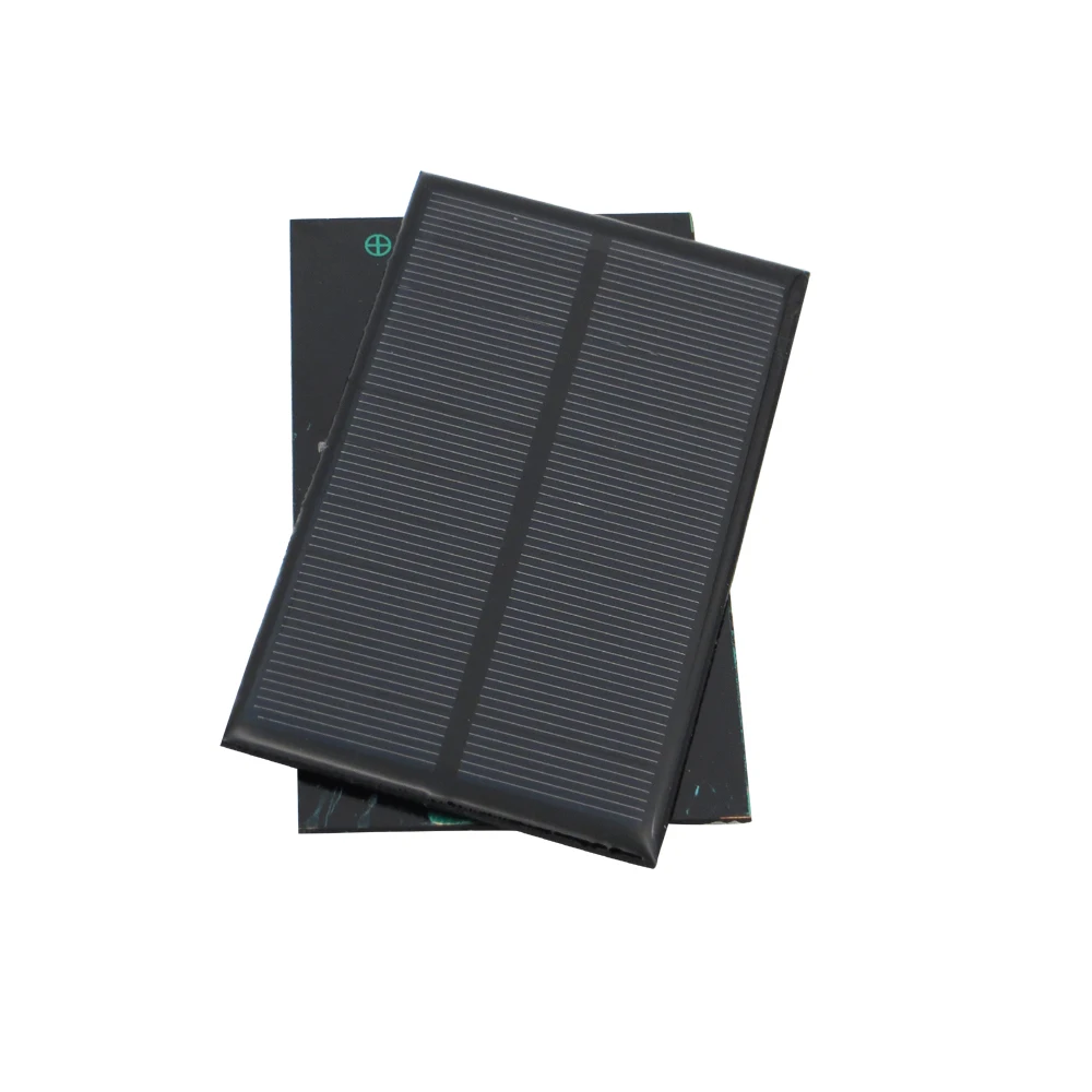 1,25 W 5V 250mA Панели солнечные Стандартный эпоксидный поликристаллический кремний DIY батарея заряд энергии модульная игрушка