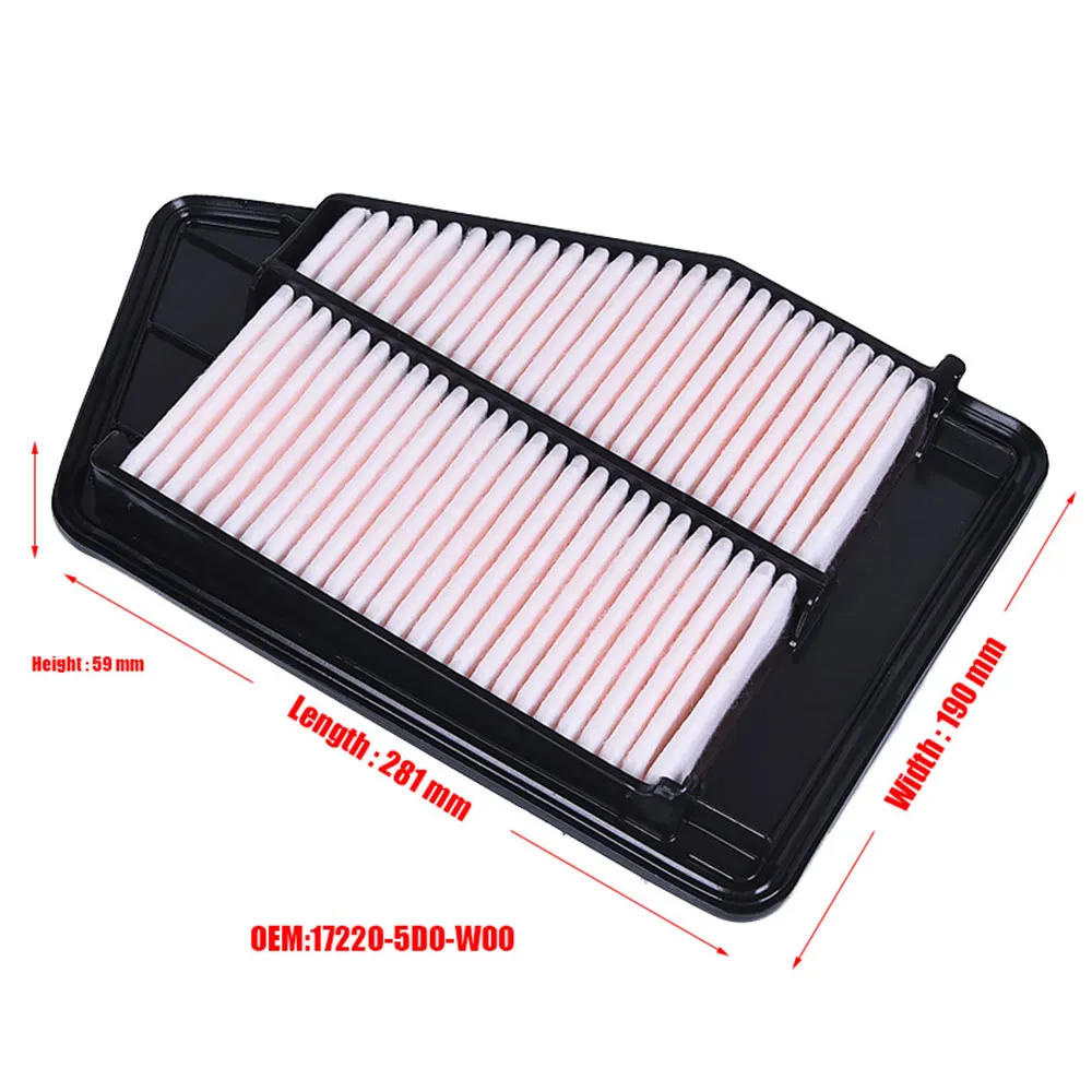 Vehemo OEM 17220-5D0-W00 автомобильный воздушный фильтр Анти-Пыльца пыли стабильная автомобильная часть автомобильные аксессуары для Honda 13 Accord 2,0