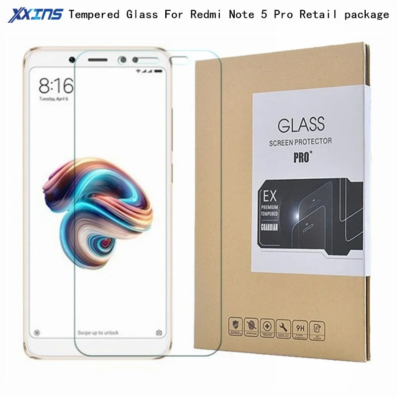 

Tempered GLASS For Xiaomi Redmi Note 5 Pro Global version Screen Protector For Mobile phone Note5 Pro 9H Flim