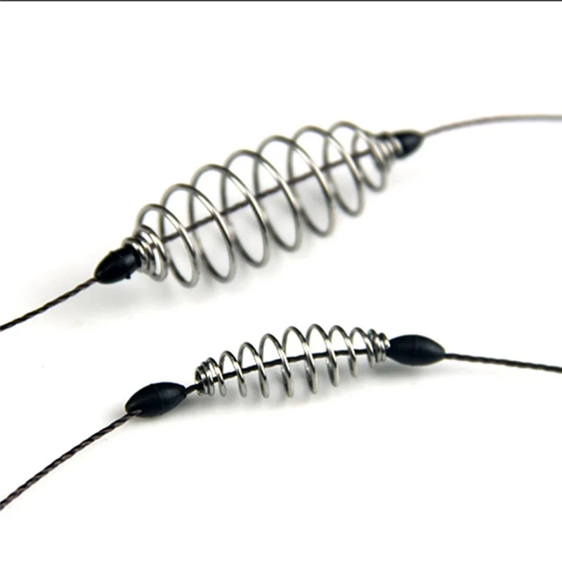 

2 Pcs/Set Anti-hook Fishing Bait Spring hook floating fishing big head hook Multifunctional design Tackle Feeder Pull Strong