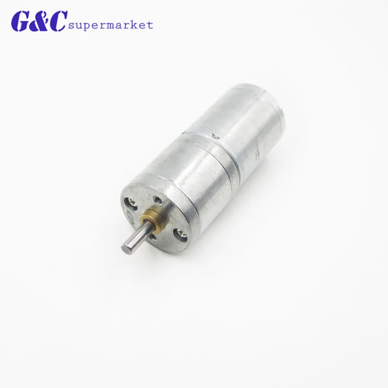 

DC 12V 25mm 60RPM Speed Reduction Gear Motor Powerful Torque Micro Speed Reduction Gear Box Motor