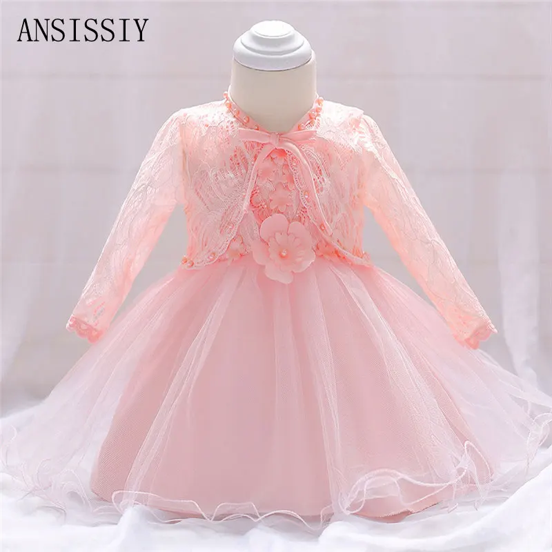 Цена Повседневное новорожденных платье с цветочным принтом лето младенческой малыша с жемчужным бантом узор для новорожденных 1 лет День рожден...