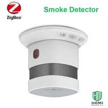 CE ROHS EN14604 одобренный Zigbee Детектор дыма беспроводной датчик дымовой сигнализации 85 дБ