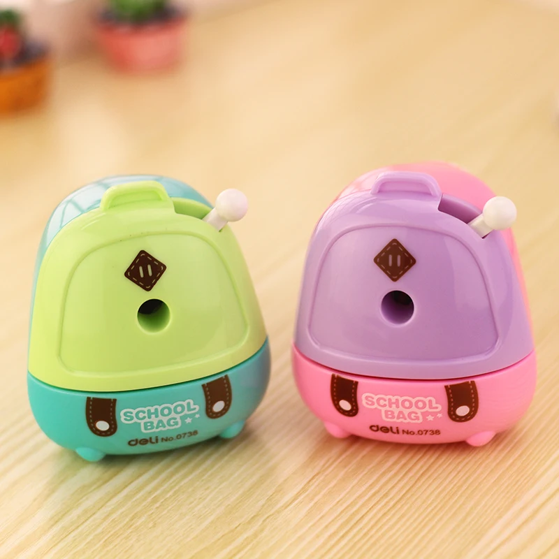Deli 0738 Cute Kawaii School Pencil Stationery Pencil Sharpener Office
