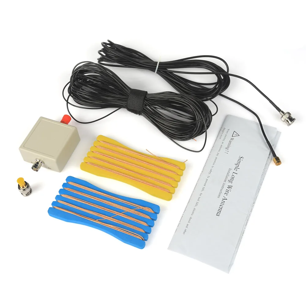 LW1650 Простой Длинный портативный провод 1 6 50 МГц HF антенна для RTL SDR USB тюнер разъем