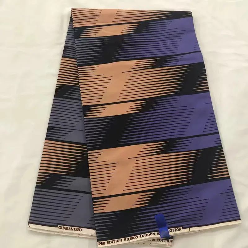 

wax block fabric 2018 african Fabric for dress java wax print cotton brocade fabric Textile 6 yards dashiki fabric XM052519