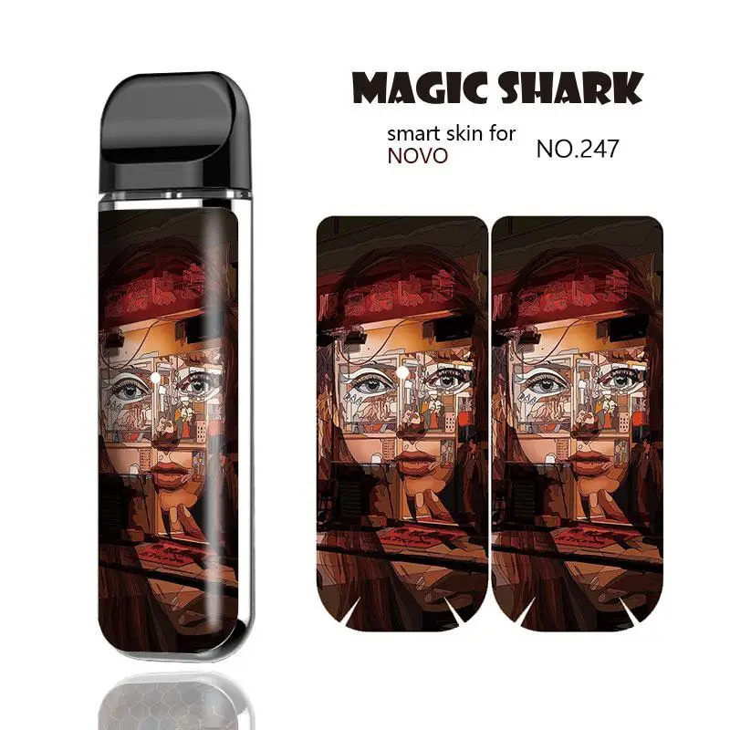 Чехол для электронной сигареты Magic Shark Flower Eagle Zera из ПВХ денег в долларах Smok Novo 246