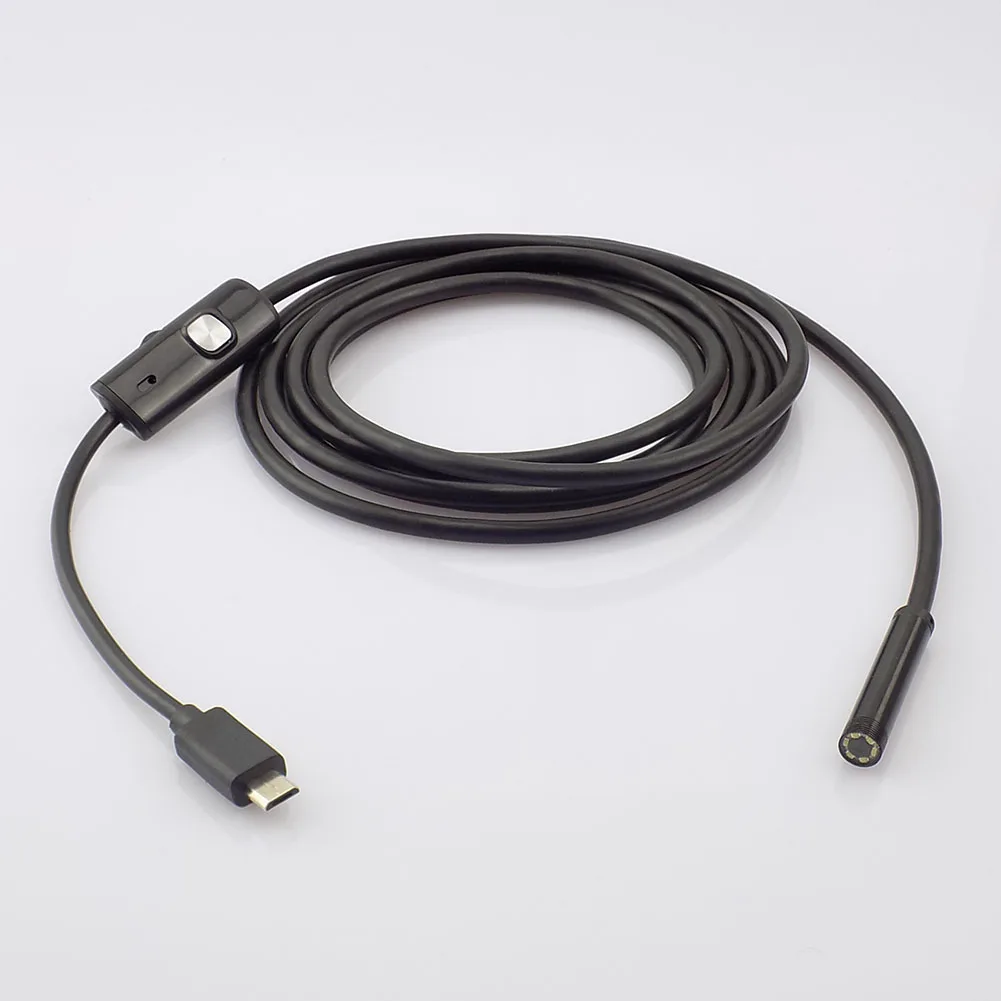 

7mm 2M USB Endoscope Android Borescope Camera Waterproof Inspection Snake Tube for Android Mobile Phone Borescope Camera