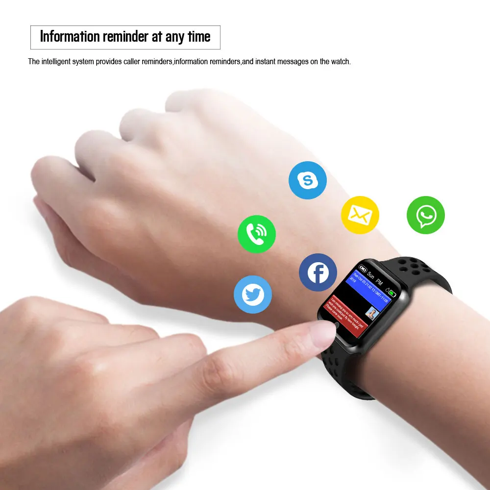 Comprar Reloj inteligente VERYFiTEK S226 Monitor de ritmo cardíaco IP67 para hombres y mujeres reloj inteligente para IOS Android