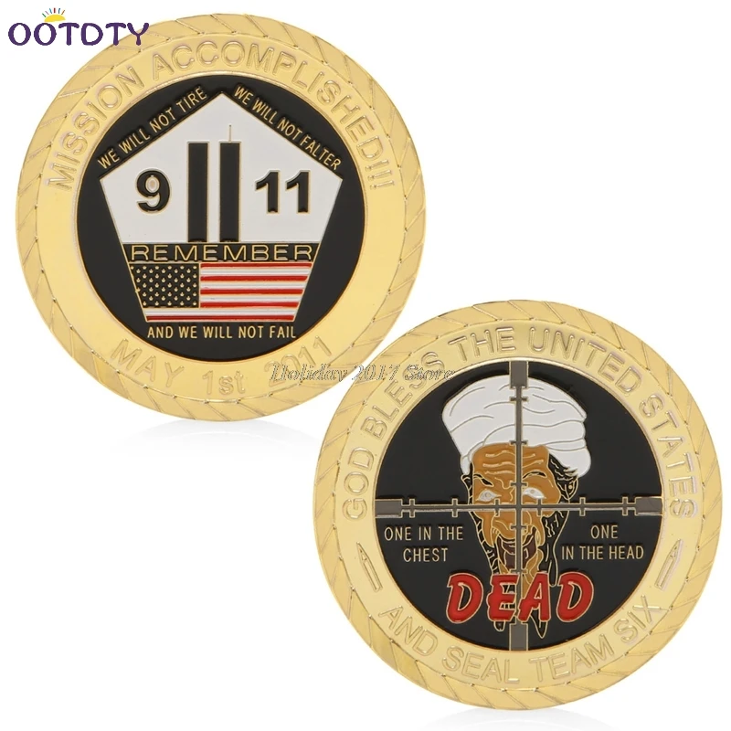 God Bless The United States 911 Attack Commemorative Coin Collectible Challenge Jun19_25 | Дом и сад