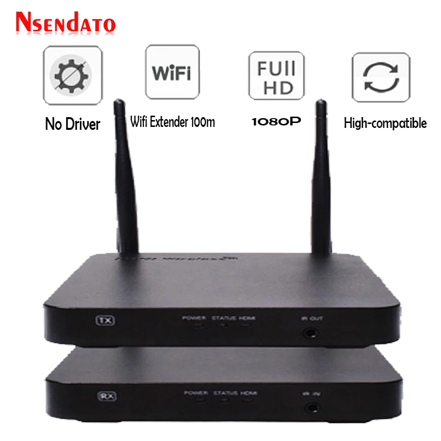 200M Wireless HDMI Extender 5GHz 1080P Wifi HDMI Audio Video Sender Transmitter Receiver Adapter Wi