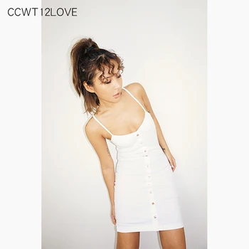 

Ladies Black Stretch Dress Mini Women 2019 New Sexy White Sleeveless Dress Summer V Neck Above Knee Sundress Package Hip