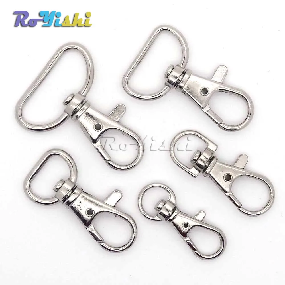 Matel Snap Hooks Rotary Swivel For Backpack Nickel Plated Lobster Clasps|snap backpack|swivel snap hookswivel hooks - AliExpress