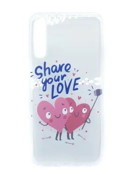 

Stand case Silicone Share Love for Samsung Galaxy J6 Plus