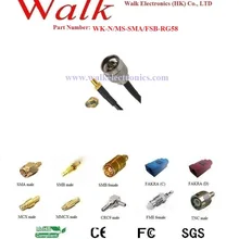 N мужской SMA типа «мама» rg58 кабелем, N, SMA rg58 кабелем, N Разъем rg58 кабелем, антенна, rg58 кабелем