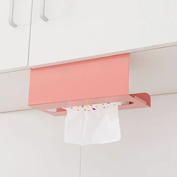 

Kitchen Organizer Papar Holder Wrought Iron Cabinet Hanging Paper Holder Paper Towel Holder