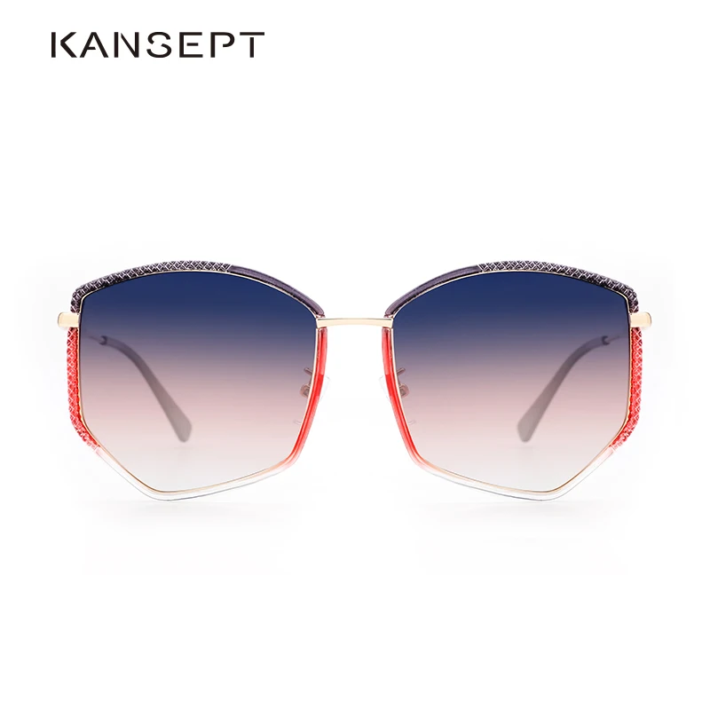 KANSEPT 2019 New Sunglasses Women Driving Pentagon Sunglasses Polarized UV400 Gradient Lens Eyewear Accessories for Women#Y29918