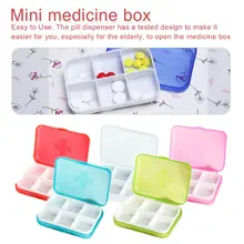 Портативный мини 6 слотов таблетки лекарственные таблетки чехол-контейнер Органайзер витамин медицинская коробка для таблеток