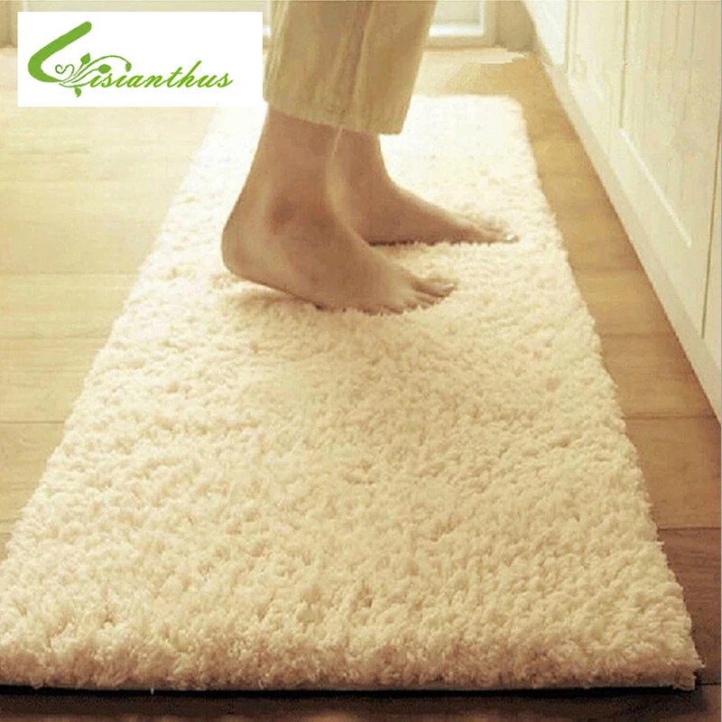 50*160cm Large Size Plush Shaggy Soft Carpet Area Rugs Slip Resistant Floor Mats for Parlor Living Room Bedroom Home Supplies 50*160cm Large Size Plush Shaggy Soft Carpet Area Rugs Slip Resistant Floor Mats for Parlor Living Room Bedroom Home Supplies