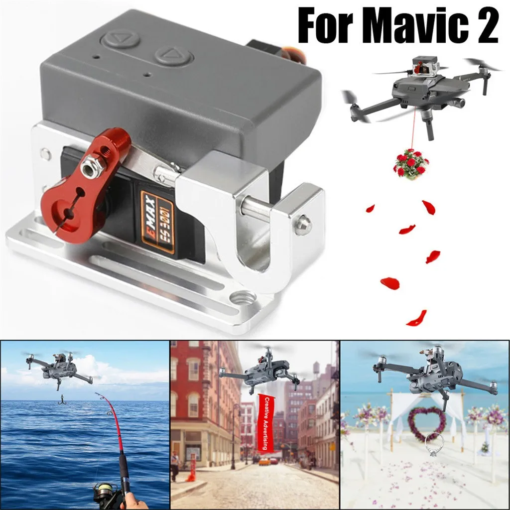

Drone Clip Payload Delivery Drop Transport Device For DJI MAVIC 2 Pro/Zoom