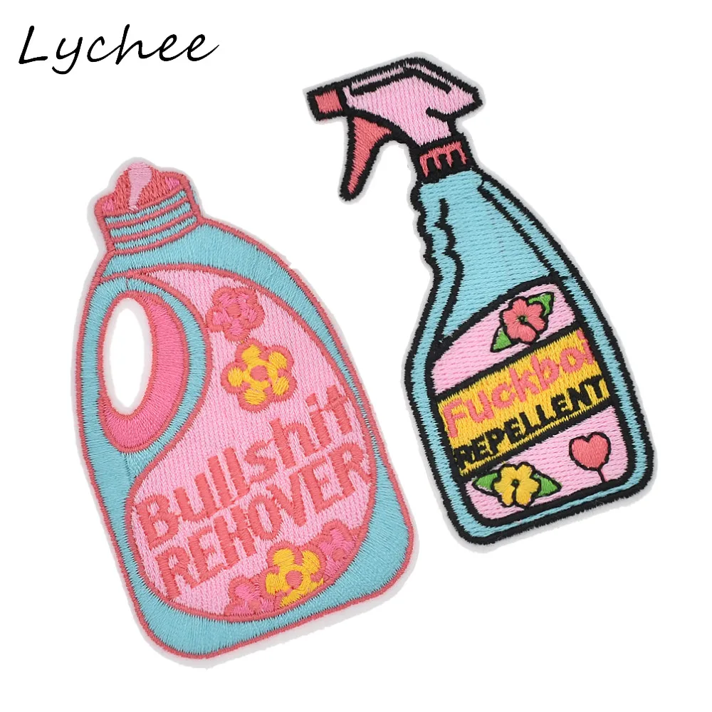 Lychee 2 шт. красочная вышивка креативный удалитель репеллент патч для женщин DIY