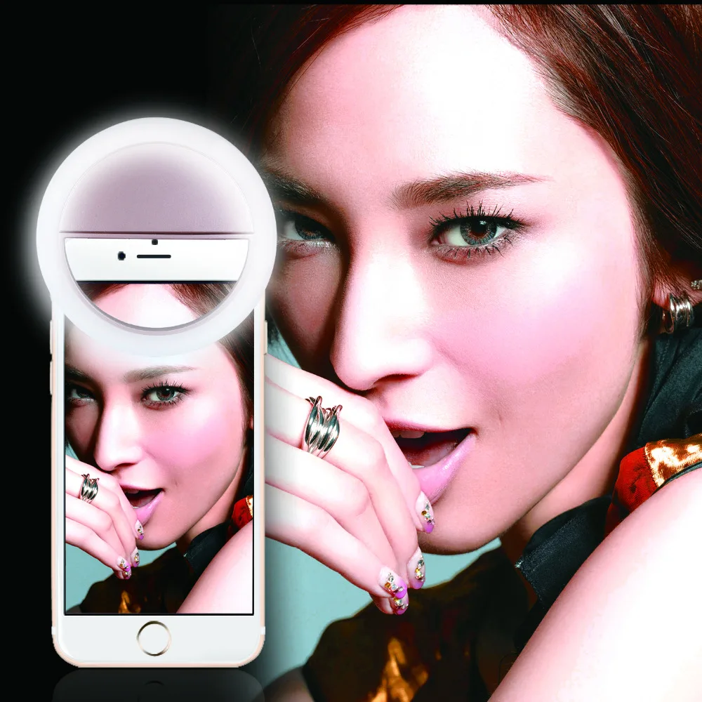 spash PF36II LED Ring Light Portable Selfie Ring Flash for iphone