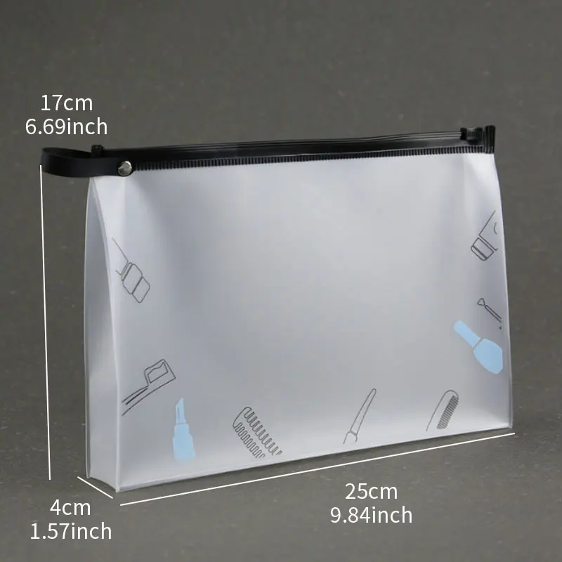 DINIWELL متعددة الوظائف للماء غسل حقيبة السفر المنظم حقيبة التخزين البيئة سستة البلاستيك فرك حقيبة لمستحضرات التجميل