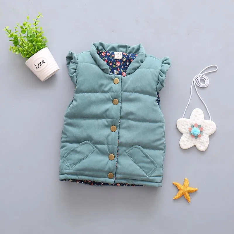 Bebê sem Mangas Colete para o Bebê Novo Inverno Outono Outerwear Menina Colete Jaqueta Criança Crianças Kinderen 10 sem mangas jaqueta criança crianças colete para