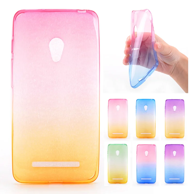 Gradient Soft TPU Gel Case for ASUS Zenfone 5 A501CG Colorful Ultra