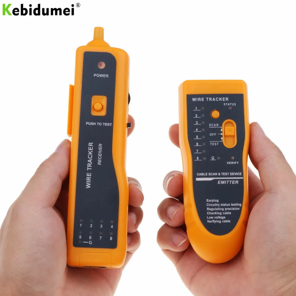 Network Telephone Cable Tester Toner Wire Tracker UTP STP RJ11 RJ45
