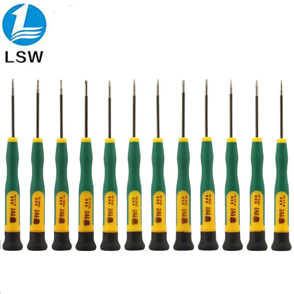 BEST 666 Precision Multi-purpose Magnetic 12 in1 Screwdriver Set for iphone samsung repair open tool kit | Инструменты