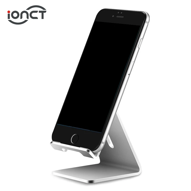 

iONCT Mobile Phone Holder Stand Aluminium Alloy Metal Tablet Universal Holder for iPhone X/8/7/6/5 Plus Samsung Phone Stand