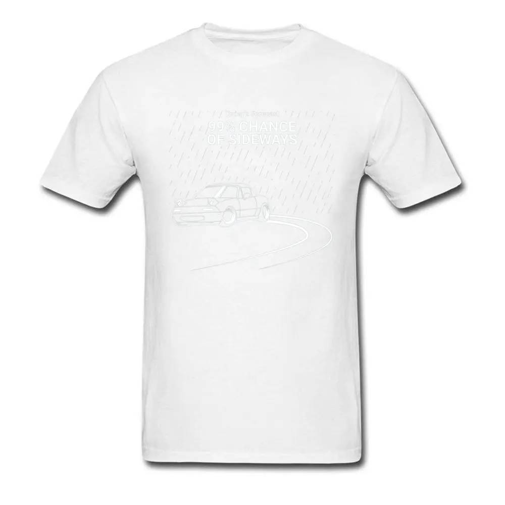 CasualNormal Short Sleeve Tops Shirts NEW YEAR DAY Hip Hop Crew Neck 100% Cotton Fabric Tops Tees Men Tshirts comfortable  99 Chance of Sideways  23536 white