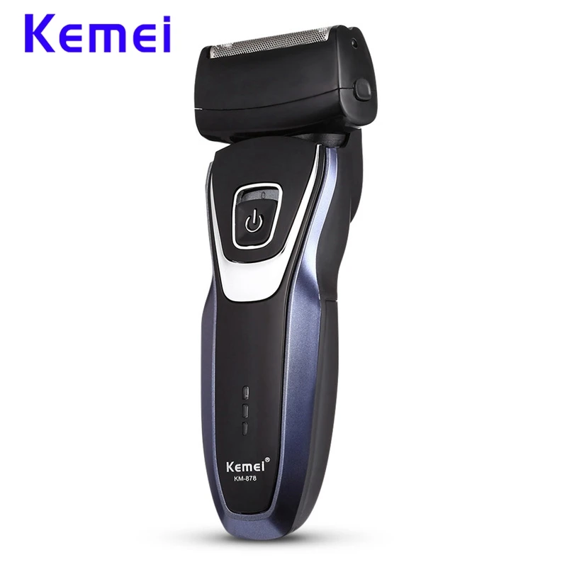 Kemei перезаряжаемая электробритва для мужчин с 2 режущей головкой