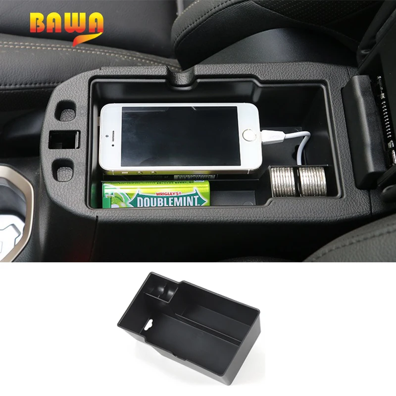 BAWA ABS Armrest Box Storage Accessories for Jeep Renegade 2016-2017 Car Internal Storage Box BAWA ABS Armrest Box Storage Accessories for Jeep Renegade 2016-2017 Car Internal Storage Box