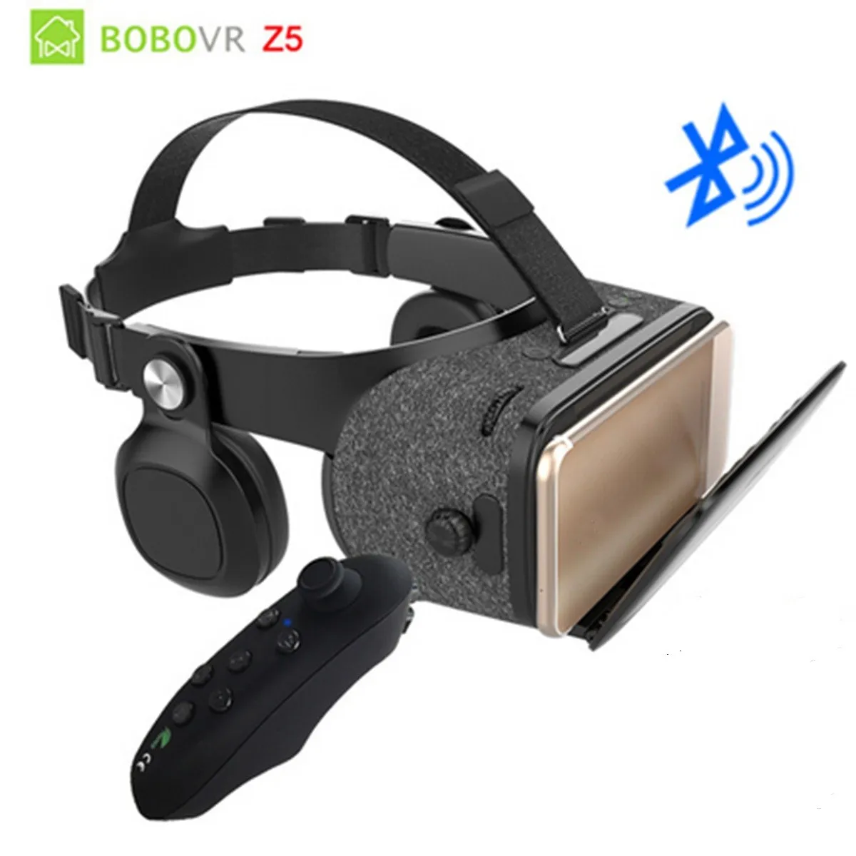 BOBOVR Z5 VR очки беспроводные Bluetooth 120 FOV реальности удаленные 3D Android картонные 4 7 6 2