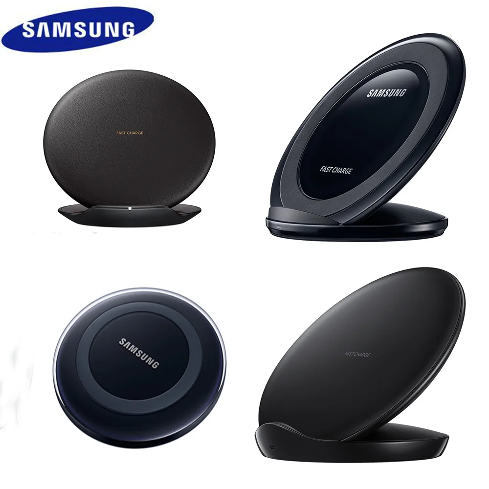 

Original Samsung Fast Wireless Charger Qi Smart Quick Charge For iPhone X XR XS 8/Galaxy S6 S7 Edge S9 S8 S10 Plus Note 7 8 9
